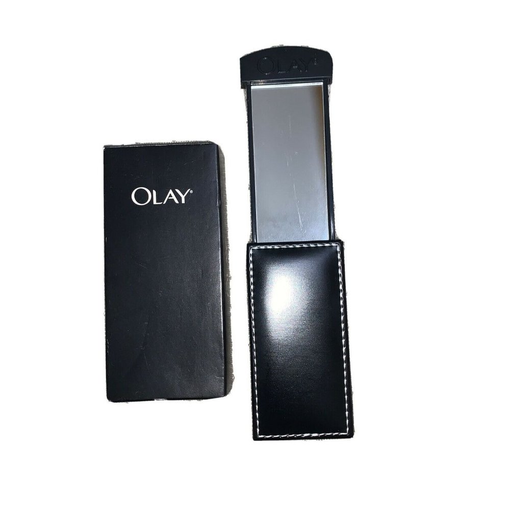 Bundle 5/$40 RARE Oil of Olay Slide Makeup Compact 2sided Portable Pocket Mirror